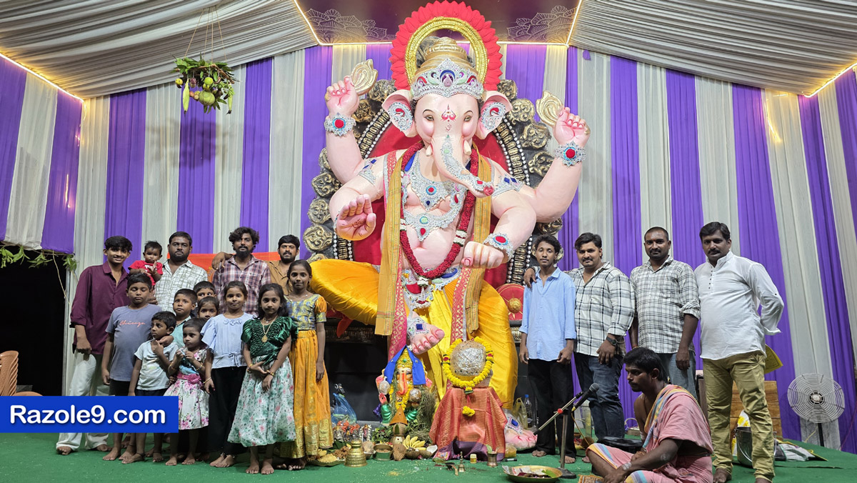 Razole Taluka Ganesh Nimajjanam